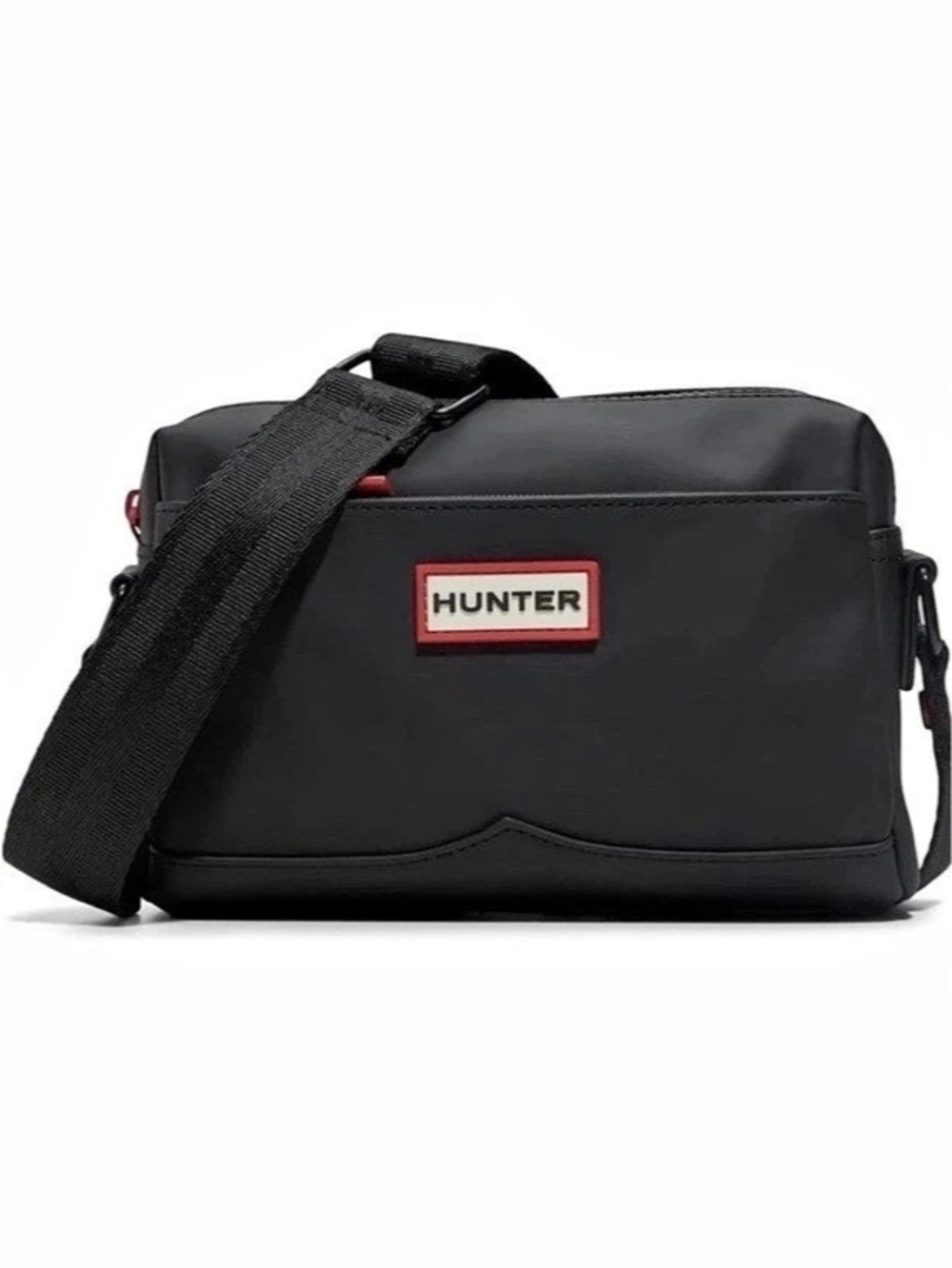 Hunter Original Rubberised Mini Crossbody Bag Black NWT